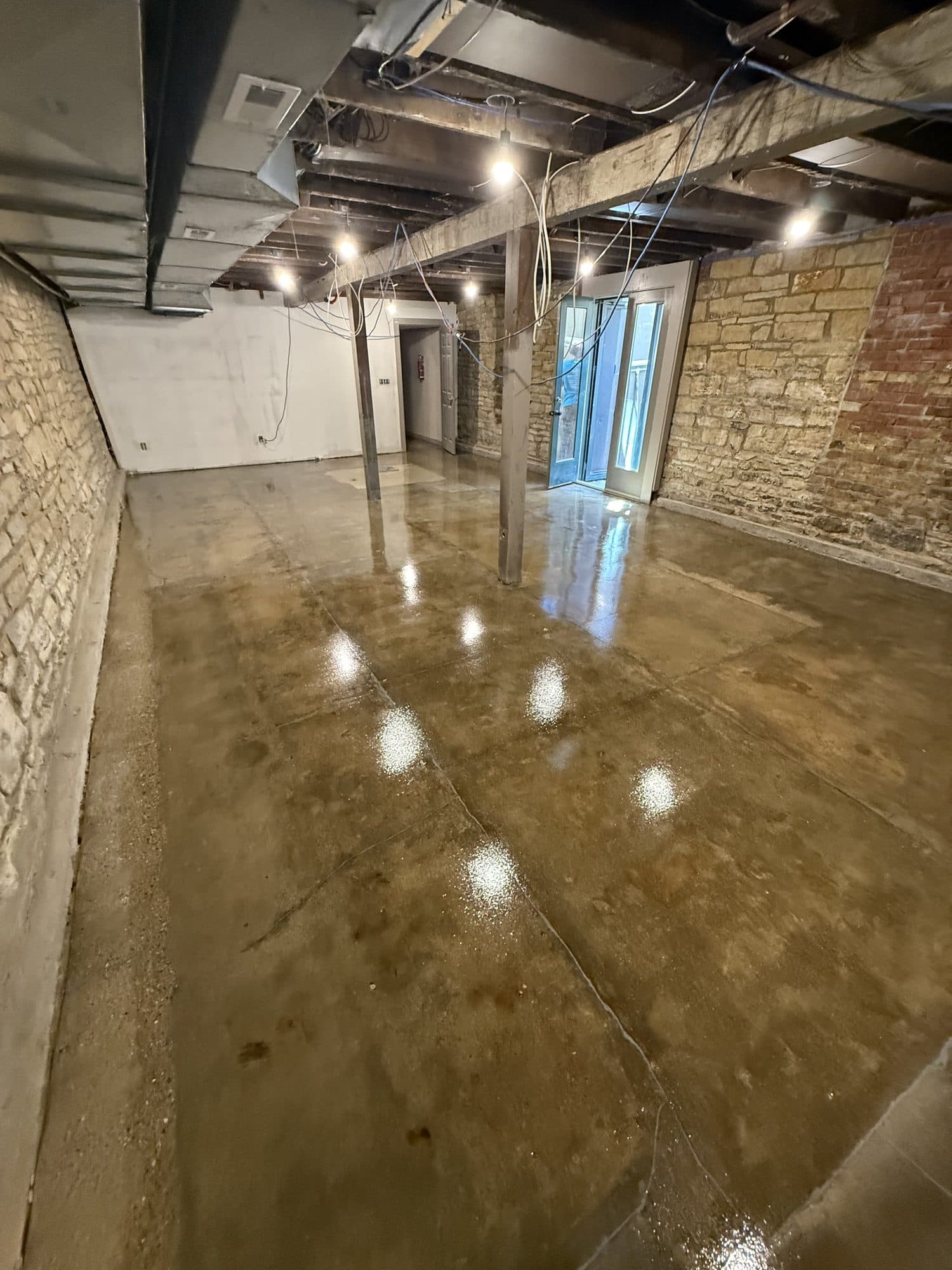Andrew's Grind & Seal Basement Floor