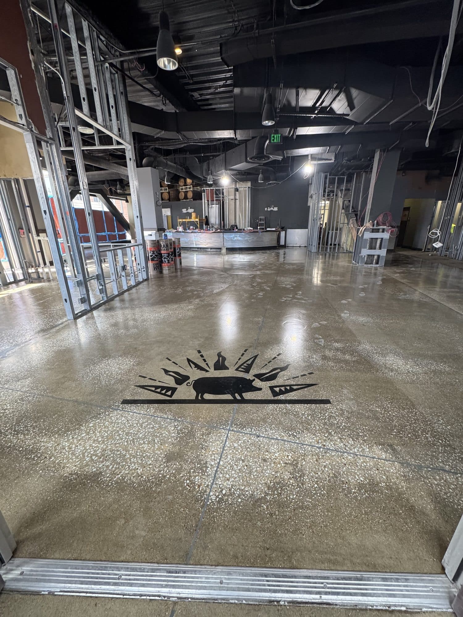 Champaign Commercial Grind & Seal Floor