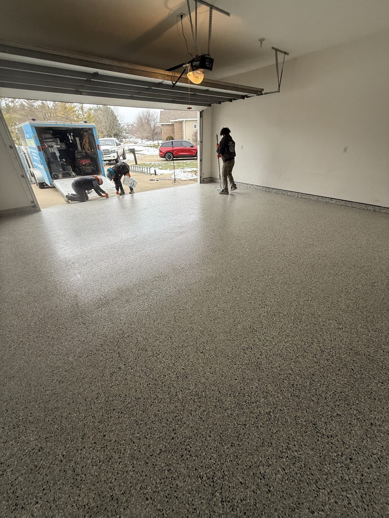 Melinda's Cabin Fever Garage Floor Coating in Morton, IL