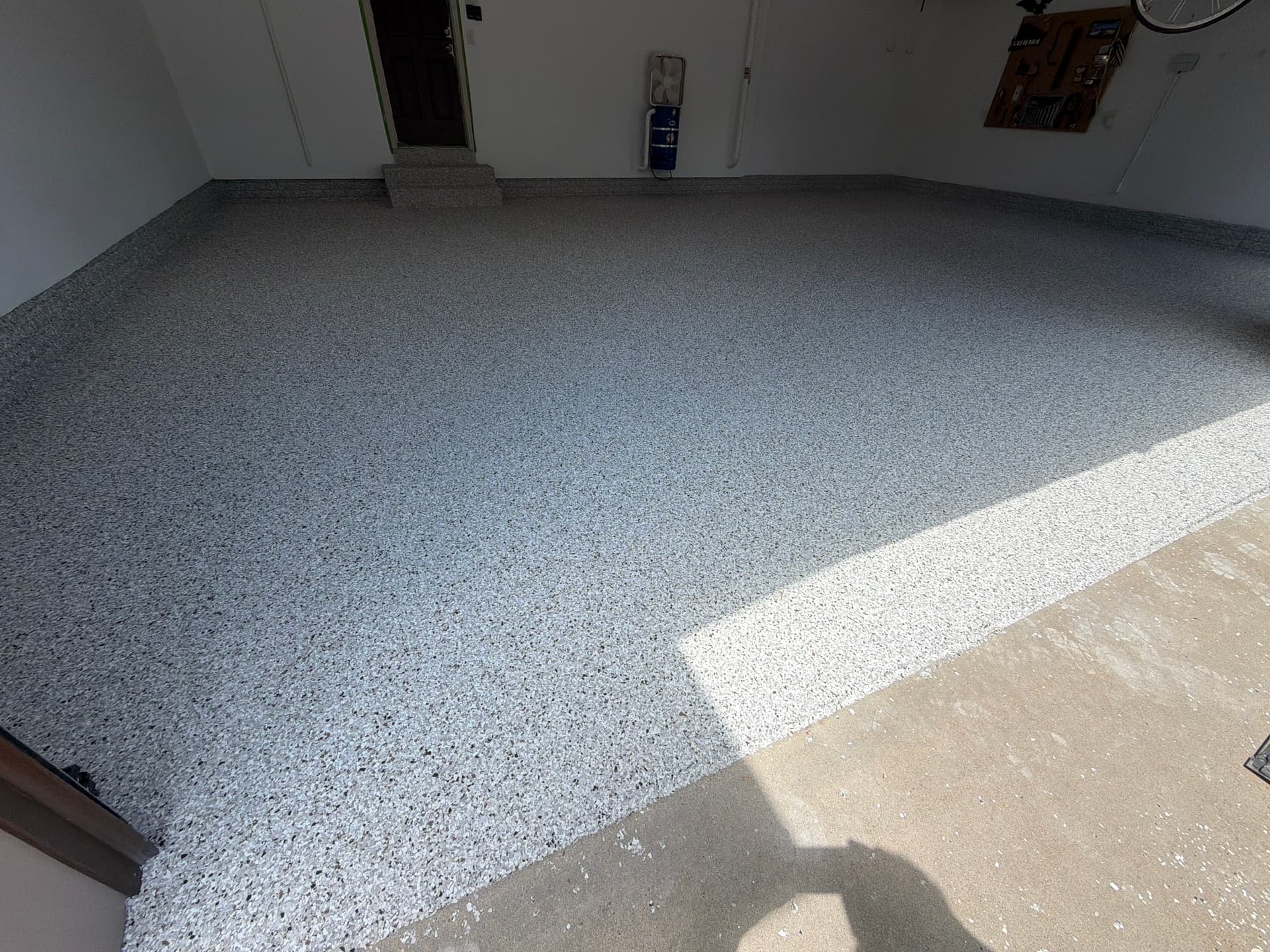 Kirk's Coyote Garage Floor Coating